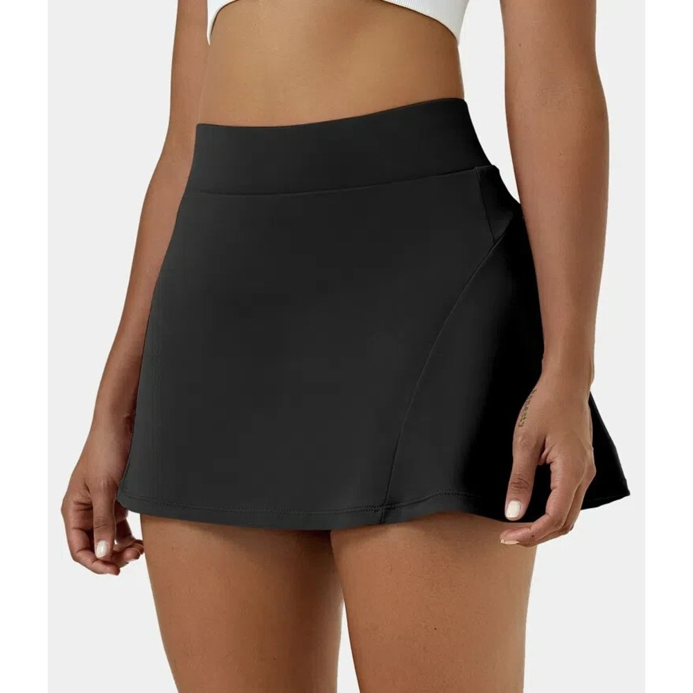 Halara Everyday Cloudful Air‎ Fabric 2in1 Back Pocket Pleated Cool Touch Skirt M